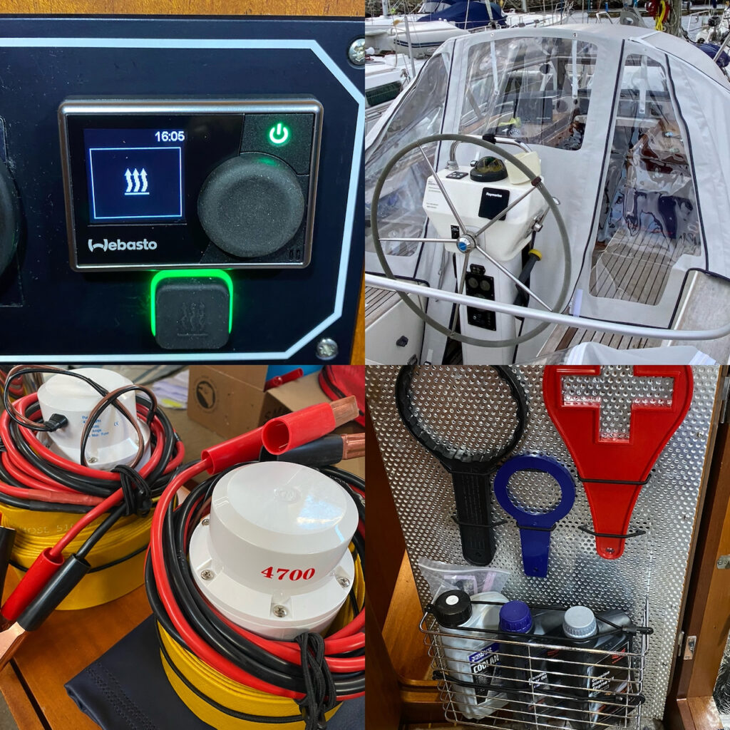 Picture of all the parts that has been improved