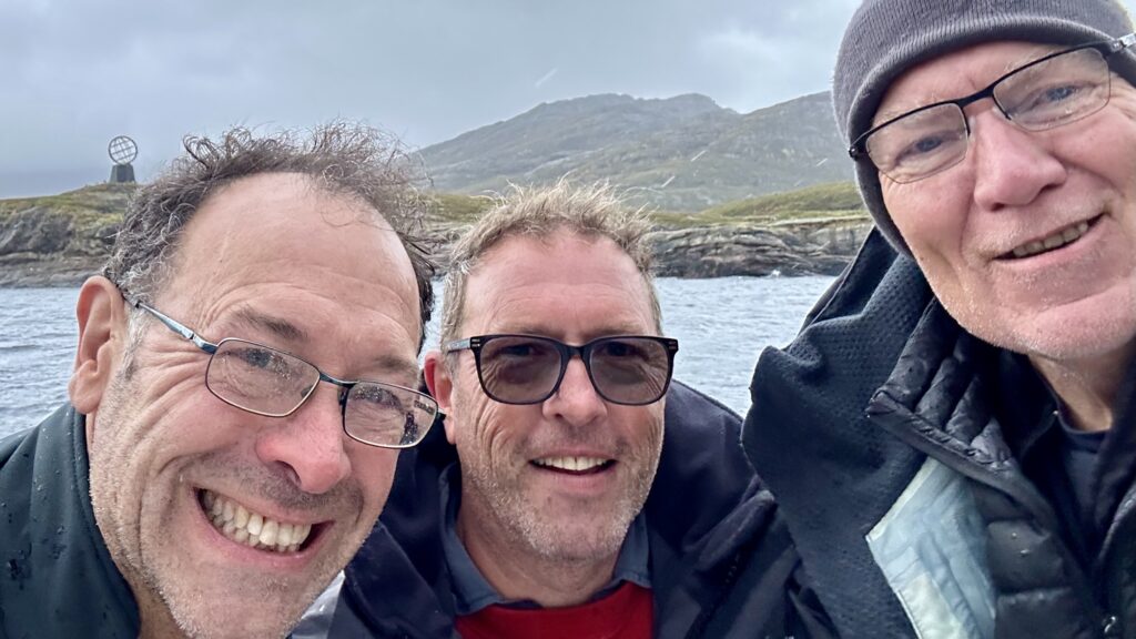 Selfie of the 3 guys