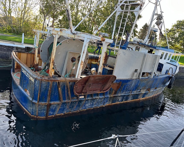 Fishing boat that was travelling from Newcastle to the west coast for some scallop fishing