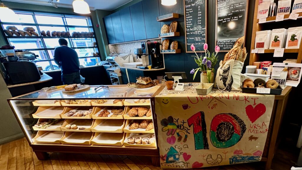 Ursa minor bakery counter