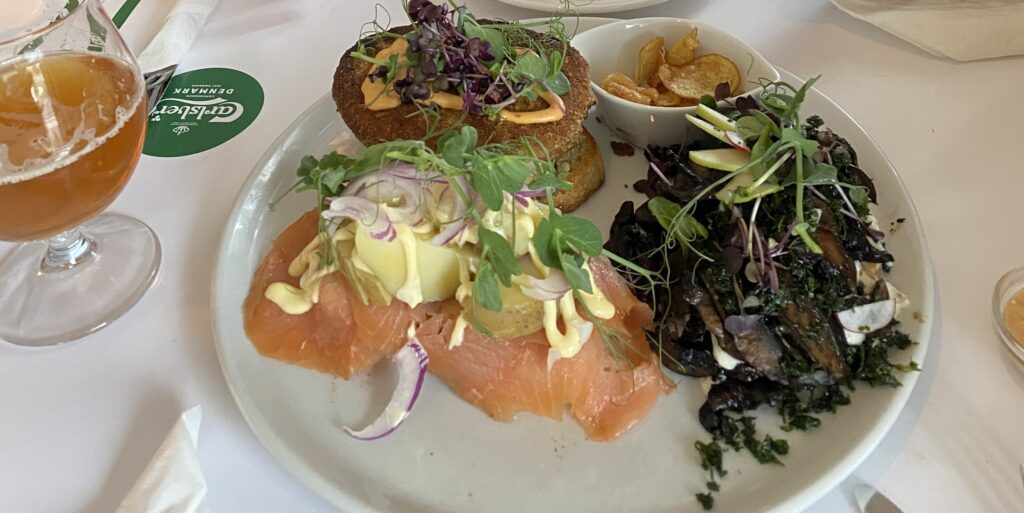 Open Faced sandwich