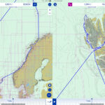 Maps with the trip marked
