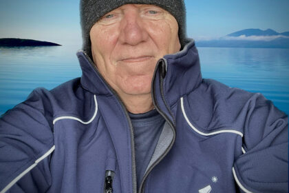 Steve with the new snow bear gear