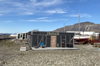 Tiny hotel at Longyearbyen in Svalbard