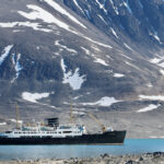 Cruise ship at Trinity harbour