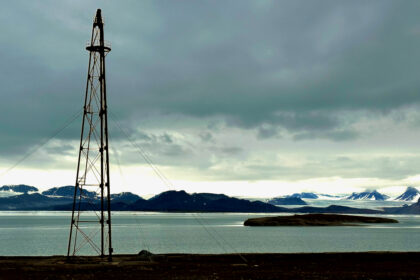 The old baloon tower in Ny Alesund