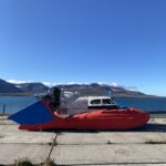 Futuristic looking boat