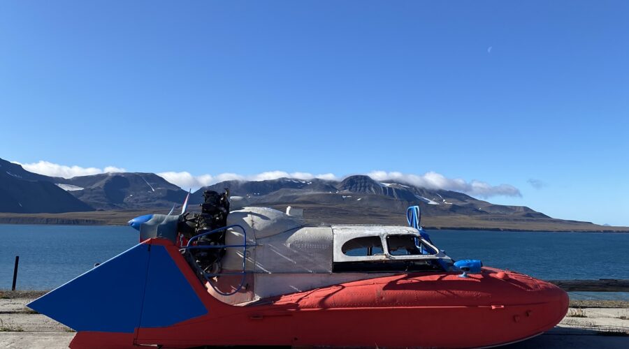 Futuristic looking boat