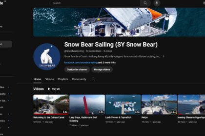 picture of snow bear sailings you tube page
