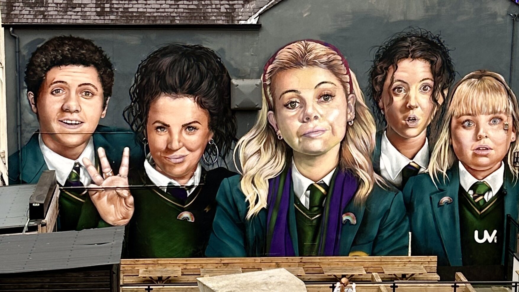 The painted picture of Derry girls