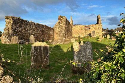 The old friary in the afternoon sun
