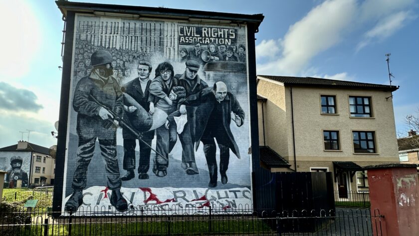 Derry civil rights artwork