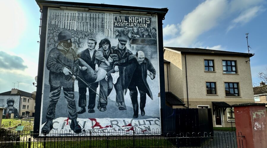 Derry civil rights artwork