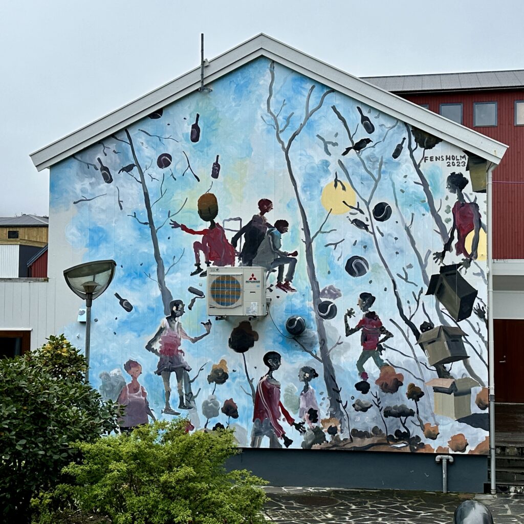 Simon Fensholm wall painting